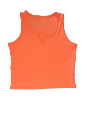 5/25$ ✨ Vibrant Orange Crop Tank Top
